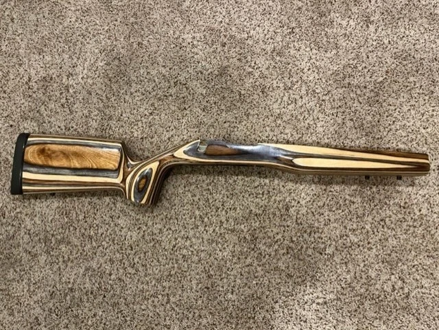 Remington 700 BDL laminated stock short action Aluminum bedding block Exc. Cond.