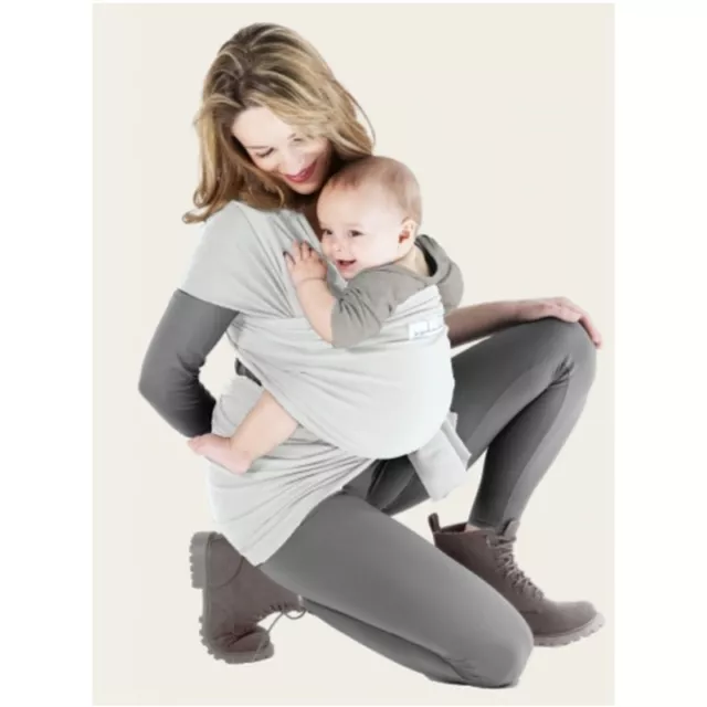 Fascia Porta Bebe Bimbo Bimba Neonato Mamma Marsupio Bambino Trasportare Sicuro 3