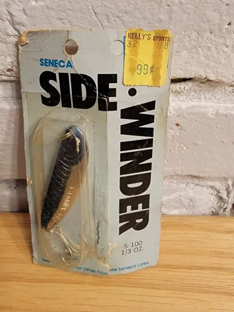 VINTAGE FISHING LURE Display Card- Seneca Tackle Co.- Wob-L-Rite-  Side-Winder $30.00 - PicClick