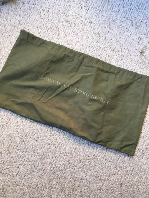 Survival Kit Storage Bag Green Cotton Military? Army? 3