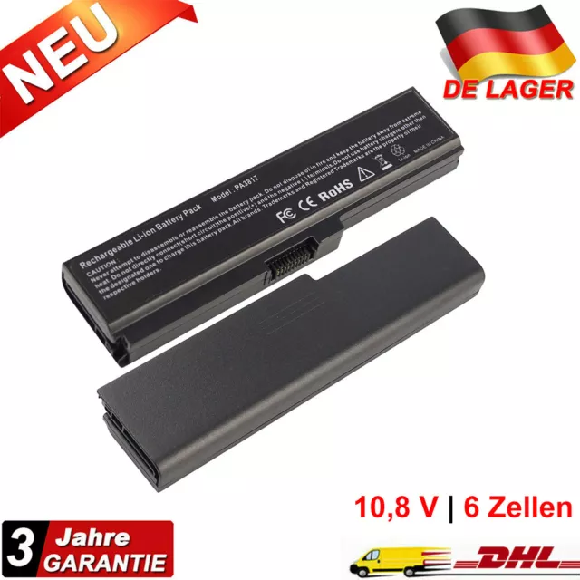 Laptop Akku für Toshiba PA3817U-1BRS PA3819U-1BRS PABAS228 C655 L750 Batterie