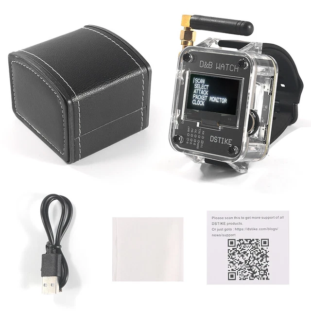 RELOJ DSTIKE V4 D&B deautador WiFi y reloj USB malo ESP8266 programable ...