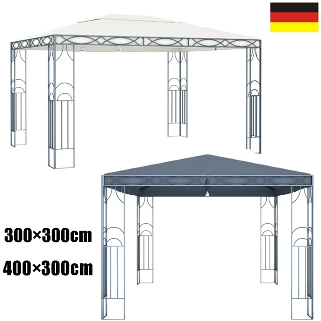 Pavillon Festzelt Picknicks Partyzelt Wasserdicht Gartenpavillon PE 3x3/4x3m DE