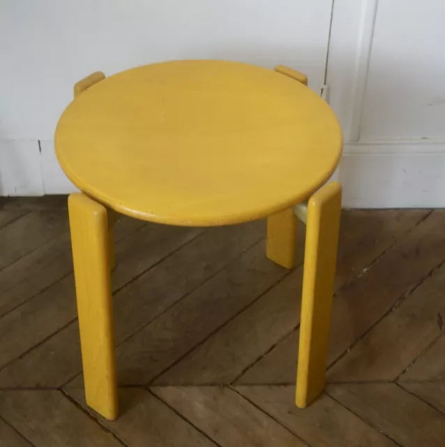 Tabouret Dietiker design Bruno Rey 1971 era Eames Pantone Lecorbusier