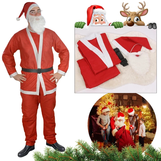 Costume Pere Noel Adulte Costume De Père Noël Costume De Sept