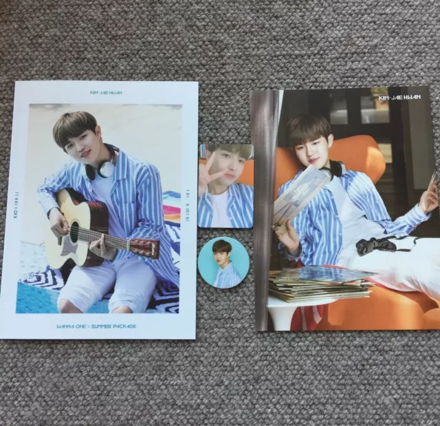 WANNA ONE ~ KIM-JAE HWAN ~ Official Photo Book+Mini Poster+Photo Card+Sticker