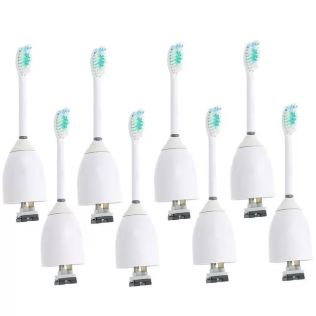 8 Packs Pièce de Rechange Têtes Brosses pour Philips Sonicare Série E à Dents