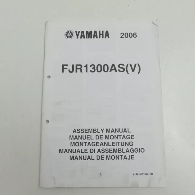 Yamaha FJR 1300 AS 06 Montageanleitung Technik Leitfaden Handbuch A4156