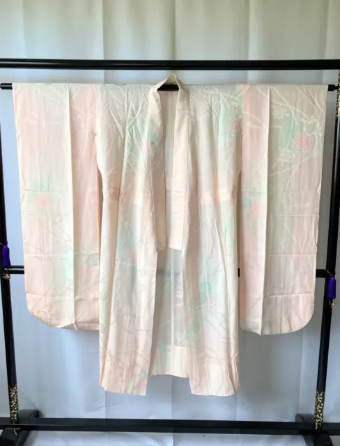 Vintage Japanese Juban kimono - Women's NagaJuban Kimono Robe