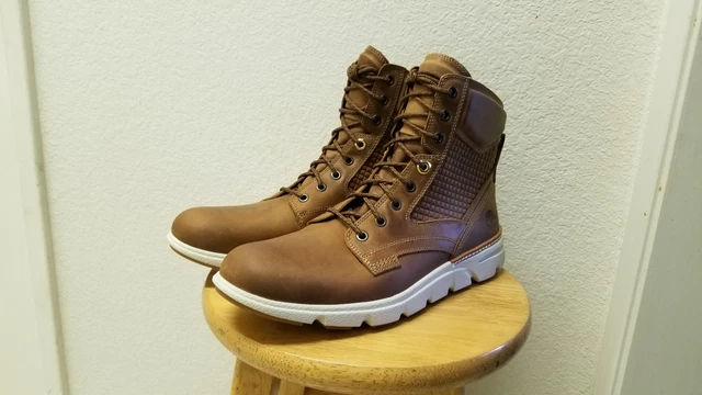 Timberland‎ Eagle Bay Ortholite Bay Boots Men\'s Size 11 Black Leather A1JRS Timberland BOOTS for sale online | eBay main image 4