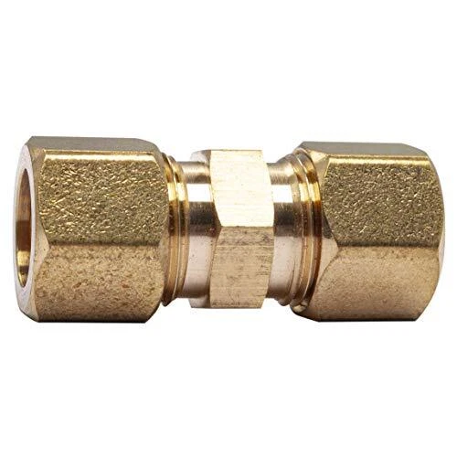 LTWFITTING 1/2-Inch OD Compression UnionBrass Compression FittingPack of 5