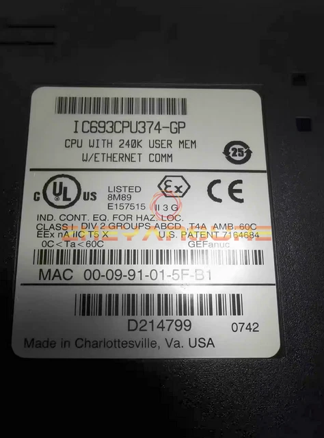 GE FANUC IC693CPU363-DL Modulo CPU EUR 2.155,91 PicClick IT