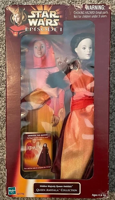 Vintage 90's Star Wars Episode 1 - Hidden Majesty Queen Amidala Doll Figure NIB!