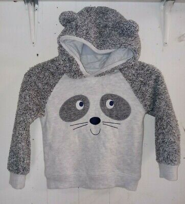 koala kids   panda sweatshirt  boys size 4t whit hoodie cute