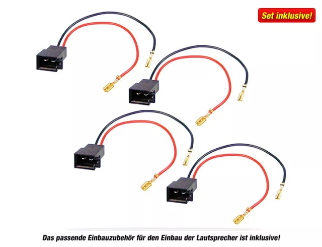 FOCAL 16,5cm Front/Heck Lautsprecher-Komplett-SET für VW (#159) 3