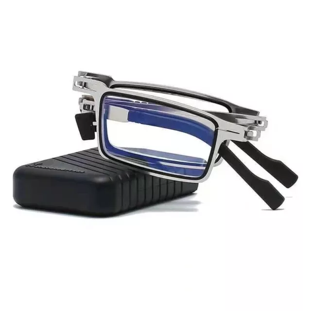 Ultra Light Titanium Material Screwless Foldable Anti-Blue Reading Glasses UK