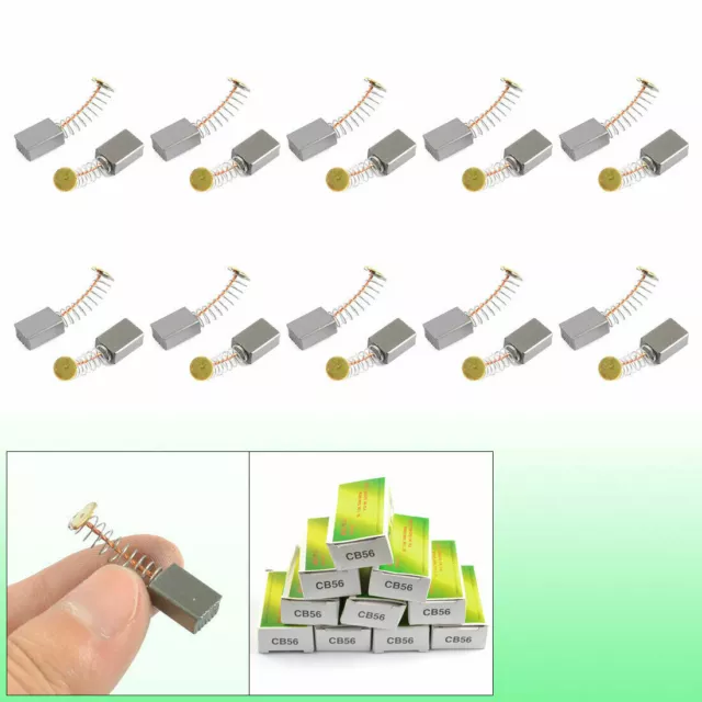 20 Pcs Disc Top Carbon Brushes CB56 10.5 x 8 x 5mm for ✦KD