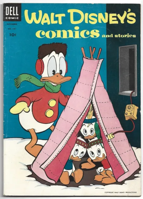 Walt Disney's Comics and Stories #170, 1954, Dell Comic