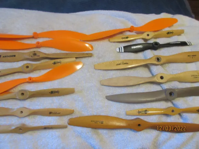 Big LOT FIBERGLASS & WOOD PROPELLERS RC AIRPLANES Airscrew PRO SERIES Tornado +