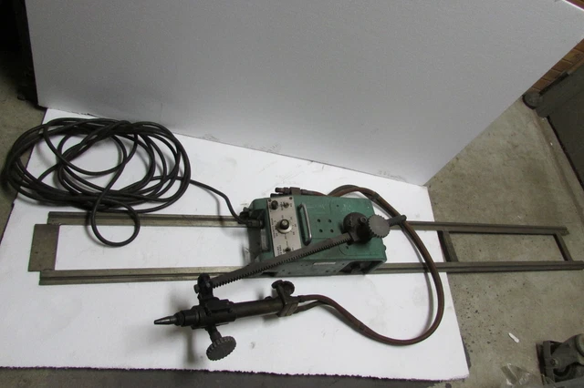 Linde Cutting Track Torch Burner CM-79-Oxweld Gas Cutting Torch-74" Guide Track
