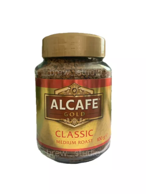 ALCAFE Gold Classic Medium Roast Freeze Dried Instant Coffee 100g