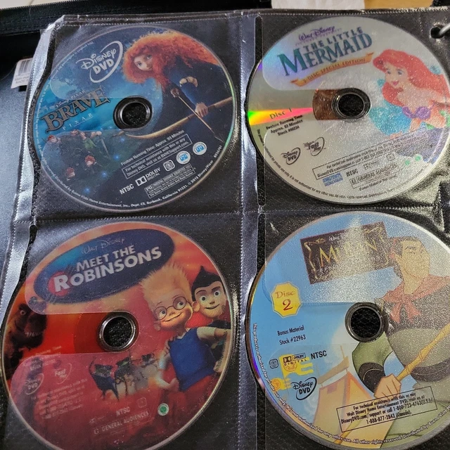 Lot Of 30 Disney DVDs No Covers Mulan Brave Bolt Nemo Cars Tarzan Lion King