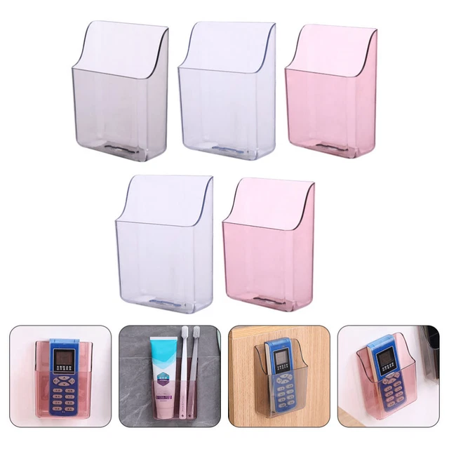 5 Pcs Support Mural Boîte De Rangement Étagère Supports D'étagères Ménage