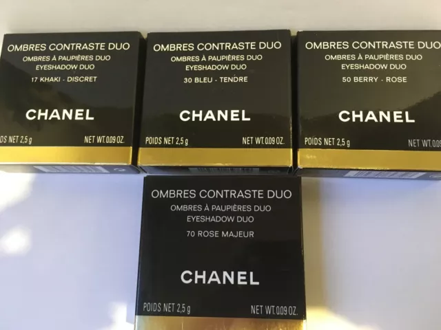 CHANEL OMBRES CONTRASTE Duo Eyeshadow 10, 30, 60, 70 NEW&BOXED RARE! $64.99  - PicClick