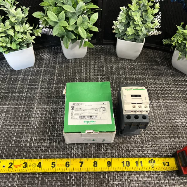 NEW- LC1D25G7 Contactor 120V coil 25A same as Schneider Contactor LC1D25G7 AC