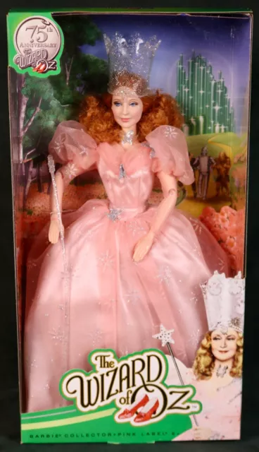 Barbie Collector "Pink Label" Wizard of OZ Glinda the good Witch with Crown