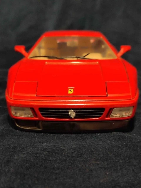 FERRARI 348 TB 1989 1/24 - NOIRE AVEC LIVRE