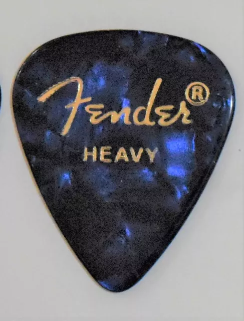 3  x  Fender Guitar Picks Blue 351 Thin, Medium, Heavy