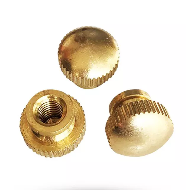 Brass Knurled Thumb Nuts High-type / Dome Head Hand Grip Knob Nuts M3/4/5/6/8/10