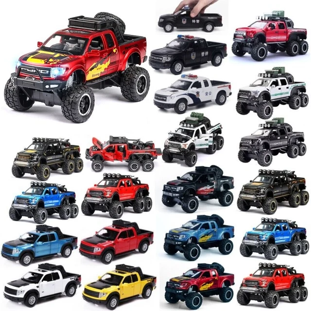Ford Raptor F150 Pickup Truck \ Racing Cars \ 1/72 Diecast Model Car De