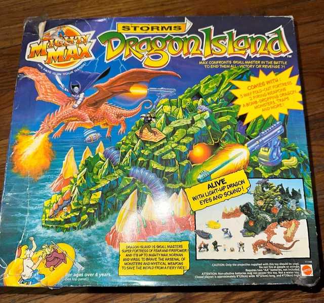 MIGHTY MAX STORMS Dragon Island Box Playset Mattel 85.50 PicClick