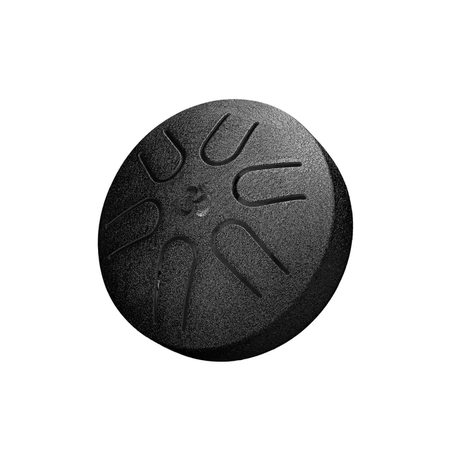3 inch 6-Tone Steel Tongue Drum Hand Pan Drums with Drumsticks Percussion R1Q7