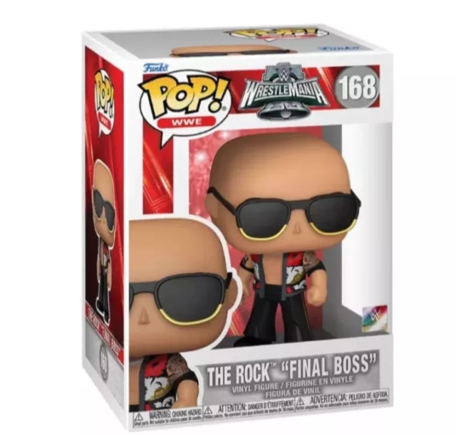 Funko Pop! WWE WrestleMania 40 The Rock "Final Boss" Fanatics Ex Pre-Order