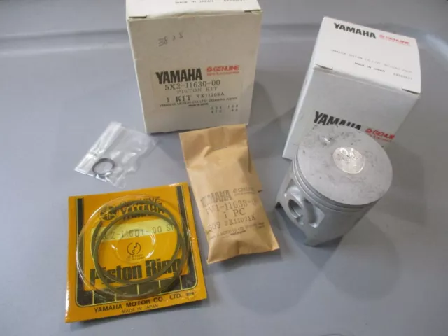 NOS Yamaha OEM Piston Kit STD 1982 YZ80 5X2-11630-00