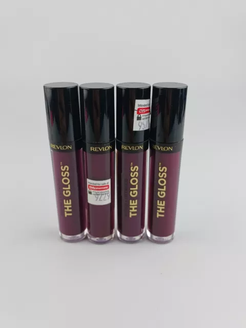 4 Pack Revlon Super Lustrous The Gloss Lip Gloss 308 Plum Appeal 2