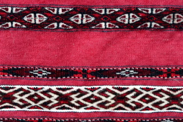 Tapis ancien rug oriental orient tribal Turkmene Turkmen Torba Yomut 1930 3