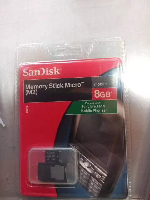 Memory Stick Micro M2 8gb Sandisk