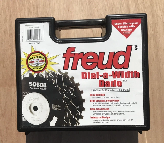 Freud Dial-a-Width 8" Diameter Dado Blade Set SD608