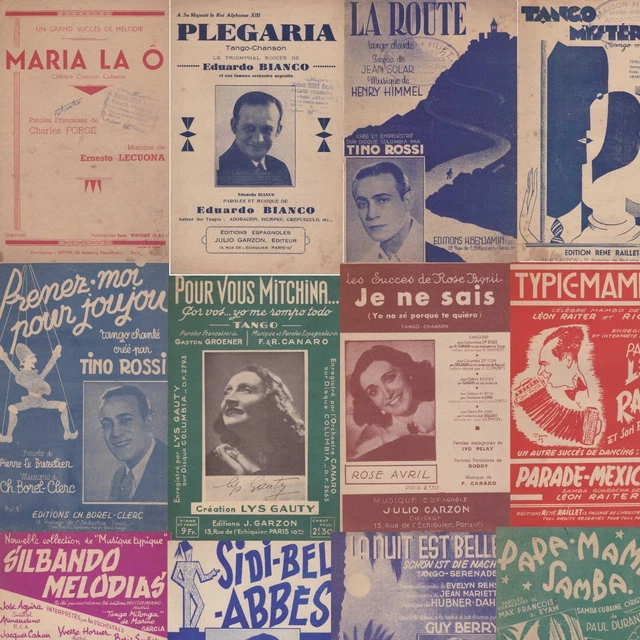 COLLECTION PARTITIONS MUSIQUE Anciennes Grand Choix De Partitions EUR