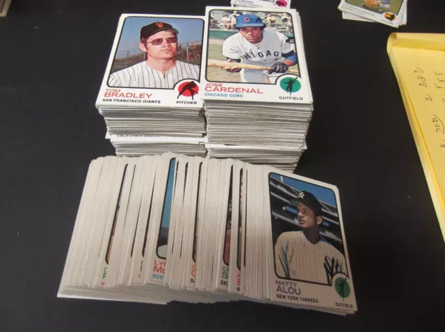 Vintage Lot Of (464) 1973 Topps Baseball Series 1,2,3 Cards Setbuilders