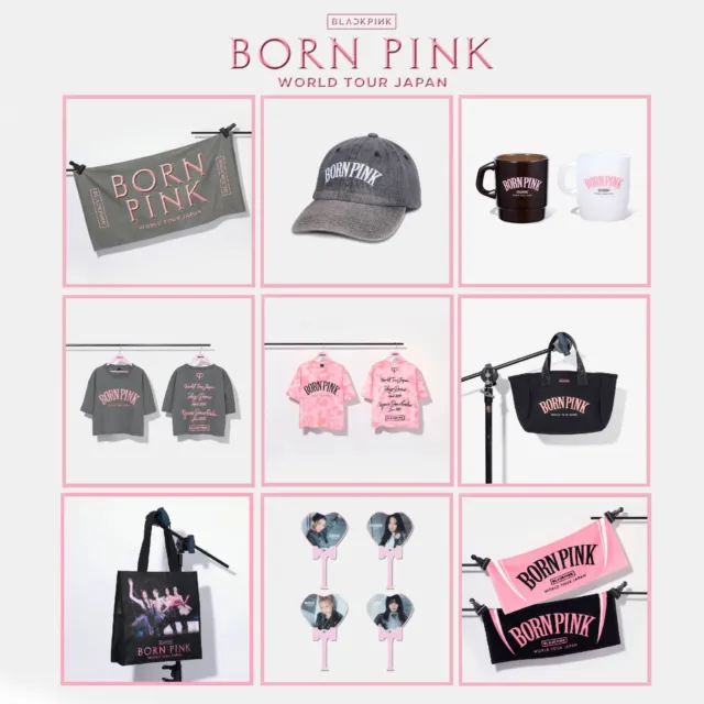 BLACKPINK 2023 WORLD TOUR BORN PINK Japan Goods ROSE ROSIE Drawstring ...