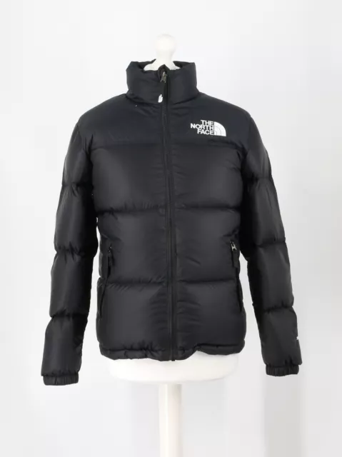 Giacca Puffer The North Face Nuptse Unisex Gioventù Nera Xl 14-16 Anni Nuovo £240Em