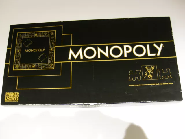 Klassiker Monopoly Sonderausgabe v. Parker Gesellschaftsspiel DM Version m. Buch