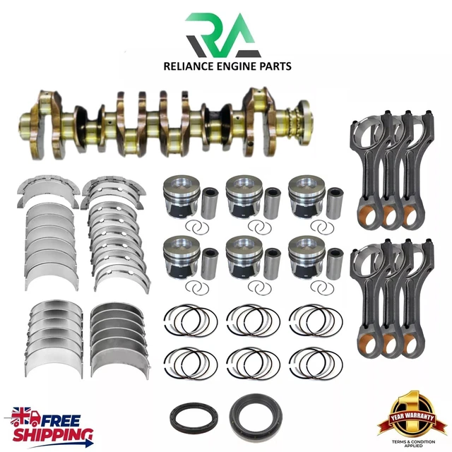 Kit De Reconstruction Moteur BMW N57D30 3.0D - Vilebrequin + Bielles + Segments - Neuf Apex