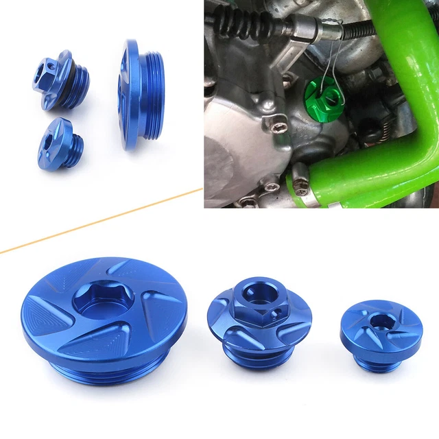 CNC Engine Timing Oil Filter Plugs Bolts for Yamaha YZ250F YZ450F WR250X WR250R