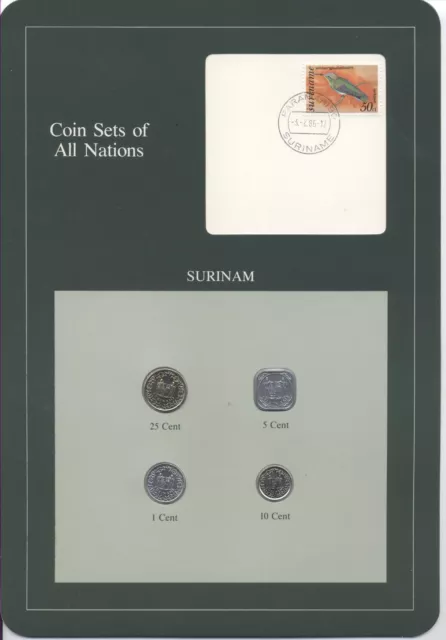 COIN SETS OF ALL NATIONS Complete SURINAM